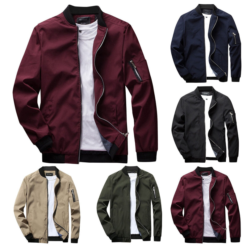 Stylish Short Summer Jacket for Men - Vernon-Black-M-State of Style