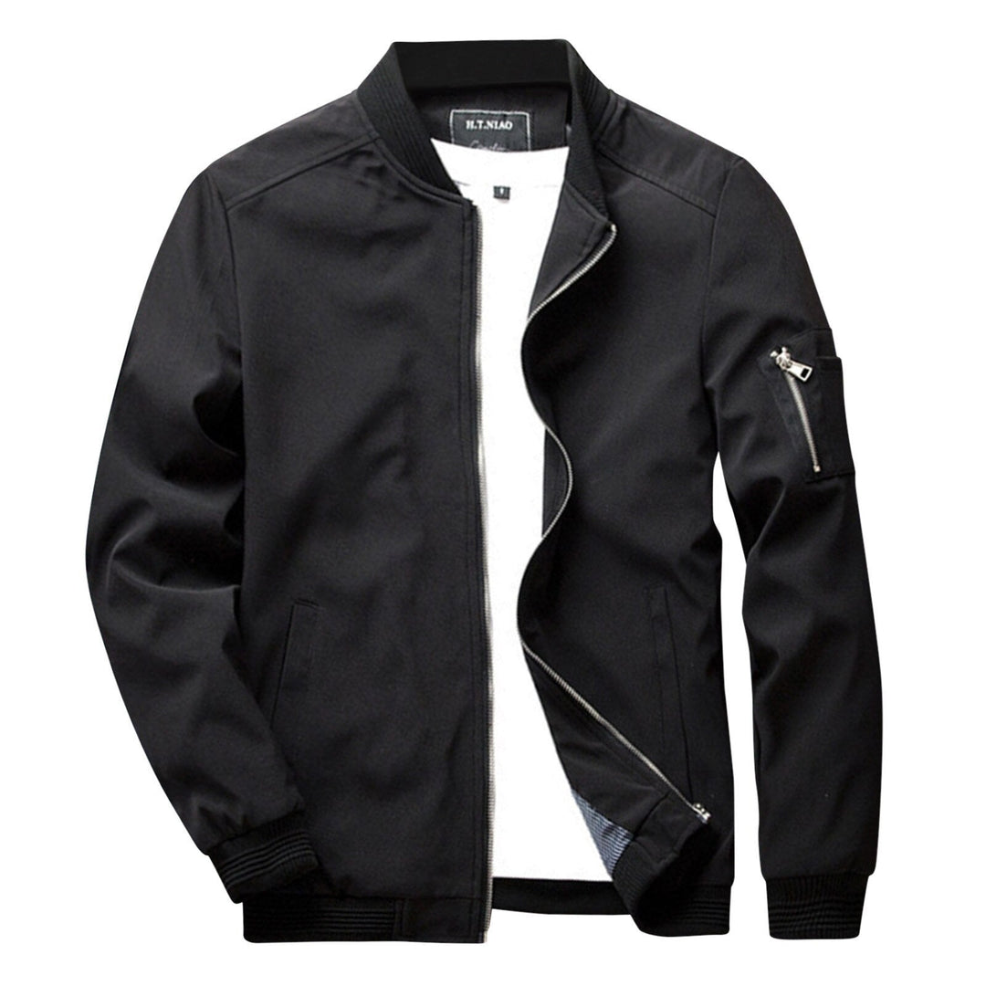 Stylish Short Summer Jacket for Men - Vernon-Black-M-State of Style