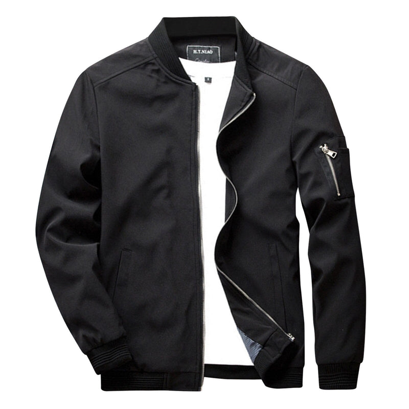 Stylish Short Summer Jacket for Men - Vernon-Black-M-State of Style