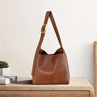 Stylish Shoulder Bag for Everyday Use - Luxe Everyday-Brown-25 cm x 10cm x 27cm-State of Style