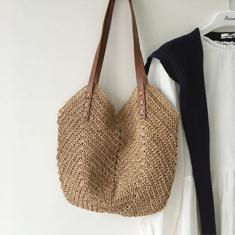 Stylish Shoulder Bag for Women - BreezeWoven-Brown-State of Style