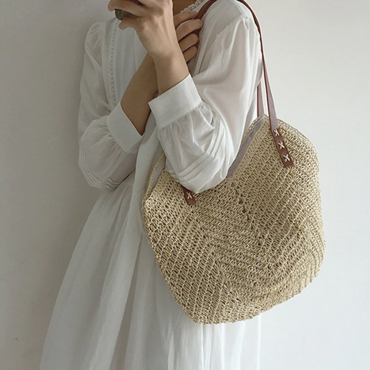 Stylish Shoulder Bag for Women - BreezeWoven-White-State of Style