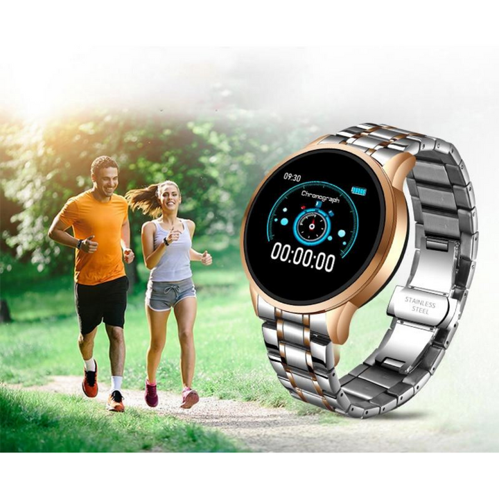 Stylish Smartwatch - TimelessTrack-Silver-State of Style