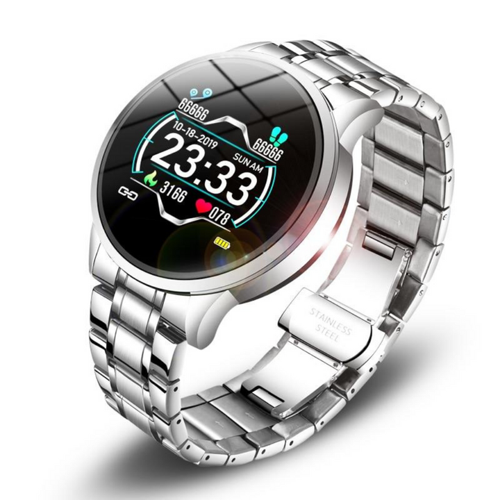 Stylish Smartwatch - TimelessTrack-Silver-State of Style