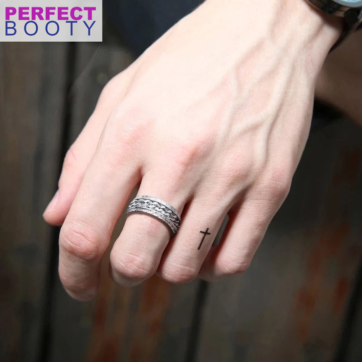 Stylish Spinning Ring - SpinCalm-Black-6-State of Style