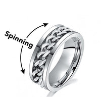Stylish Spinning Ring - SpinCalm-Black-6-State of Style