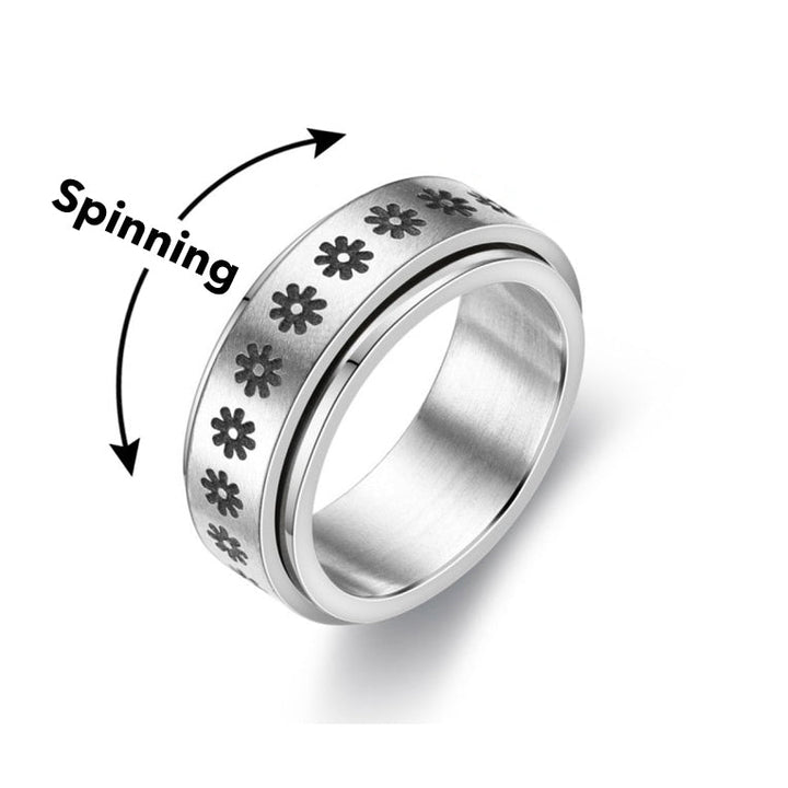 Stylish Spinning Ring - SpinCalm-Black-6-State of Style