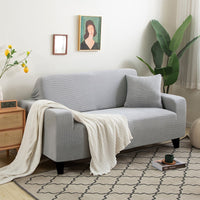 Stylish Stretch Sofa Cover - StretchGuard-1-Seater (90-140cm)-Beige White-State of Style