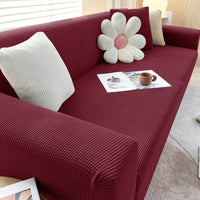 Stylish Stretch Sofa Cover - StretchGuard-1-Seater (90-140cm)-Burgundy-State of Style