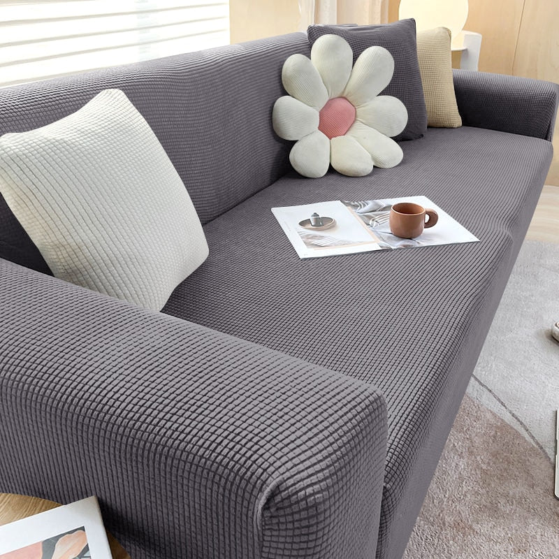 Stylish Stretch Sofa Cover - StretchGuard-1-Seater (90-140cm)-Dark Grey-State of Style