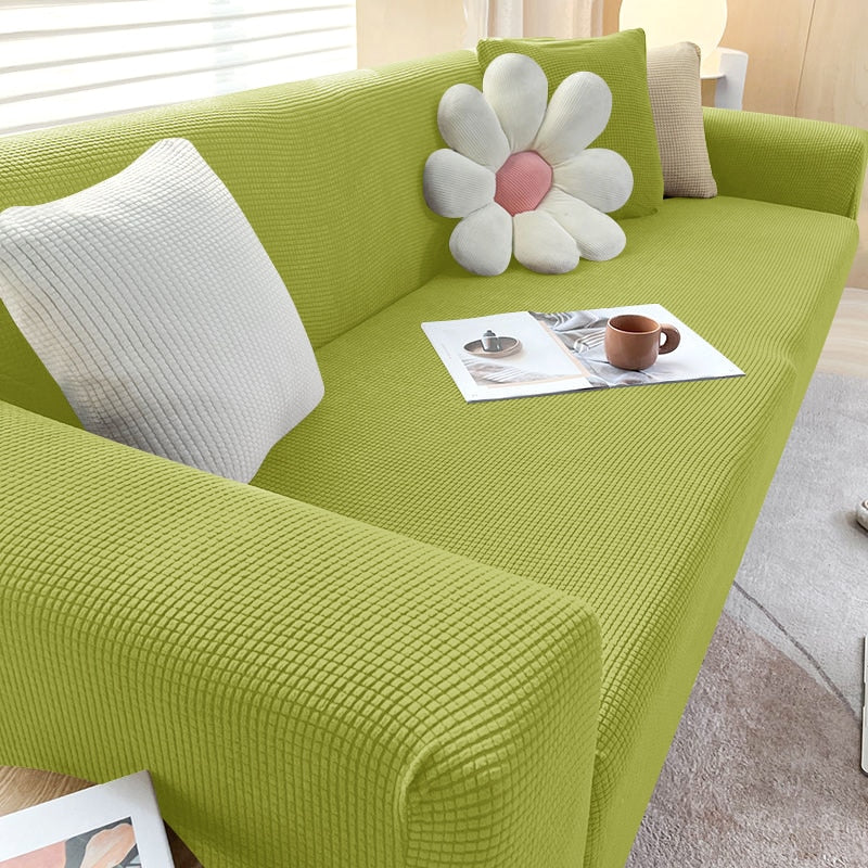 Stylish Stretch Sofa Cover - StretchGuard-1-Seater (90-140cm)-Grass Green-State of Style