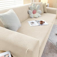 Stylish Stretchable Sofa Cover - StretchGuard-1-Seater (90-140cm)-Beige Yellow-State of Style