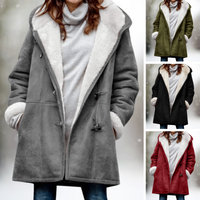 Stylish Suede Fleece Jacket for Women - Camilla-Grey-S-State of Style