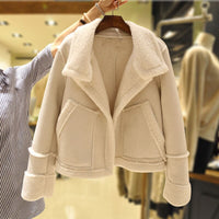 Stylish Suede Jacket for Women | Fiene's Jacket-Natural-S-State of Style