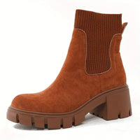 Stylish Suede Winter Boots for Women - Eloise-Brown-5-State of Style