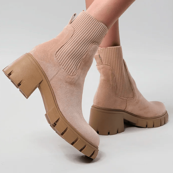 Stylish Suede Winter Boots for Women - Eloise-Grey-5-State of Style