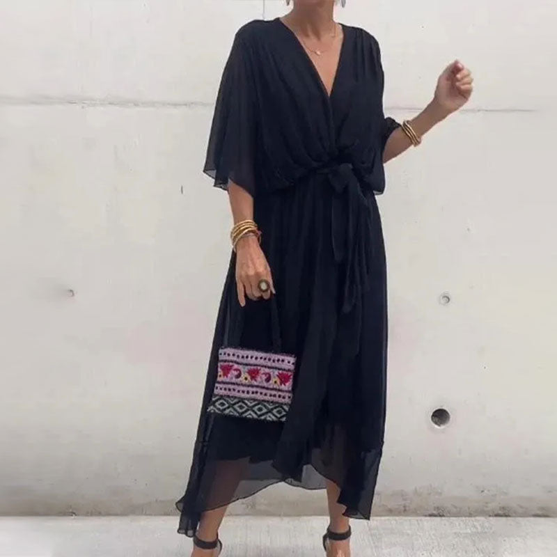 Stylish summer dress - Giulia-Black-S-State of Style