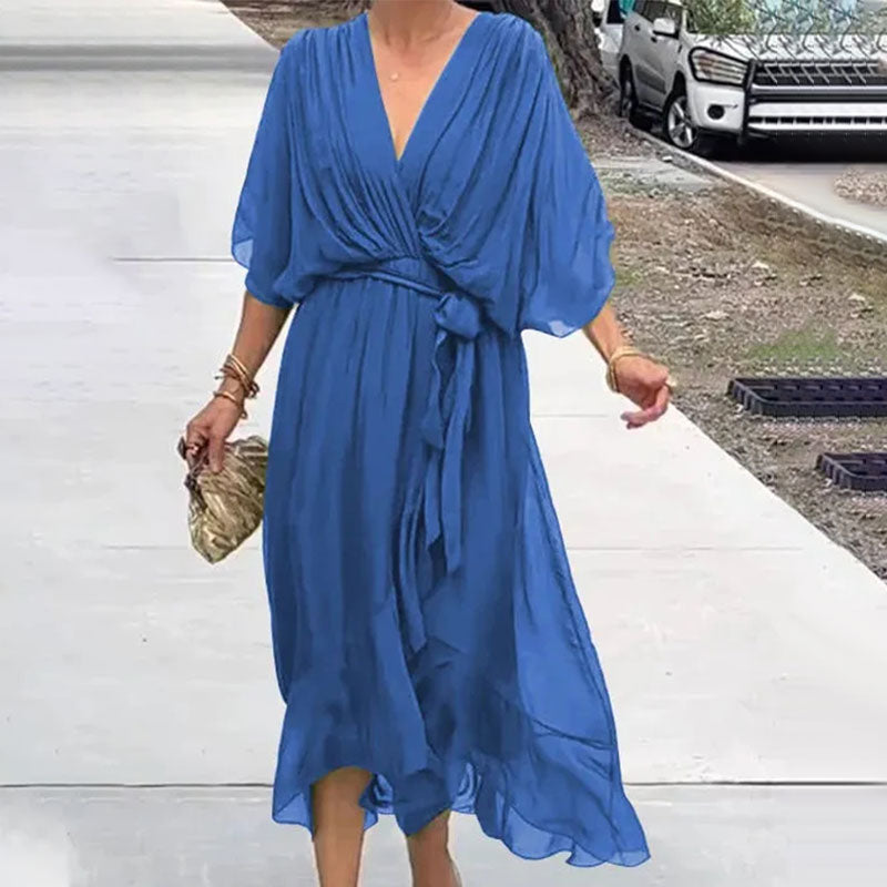 Stylish summer dress - Giulia-Blue-S-State of Style