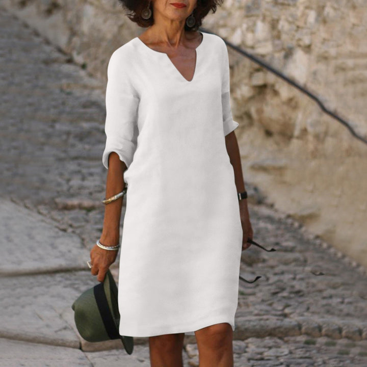 Stylish Summer Dress - Sofia-White-S-State of Style