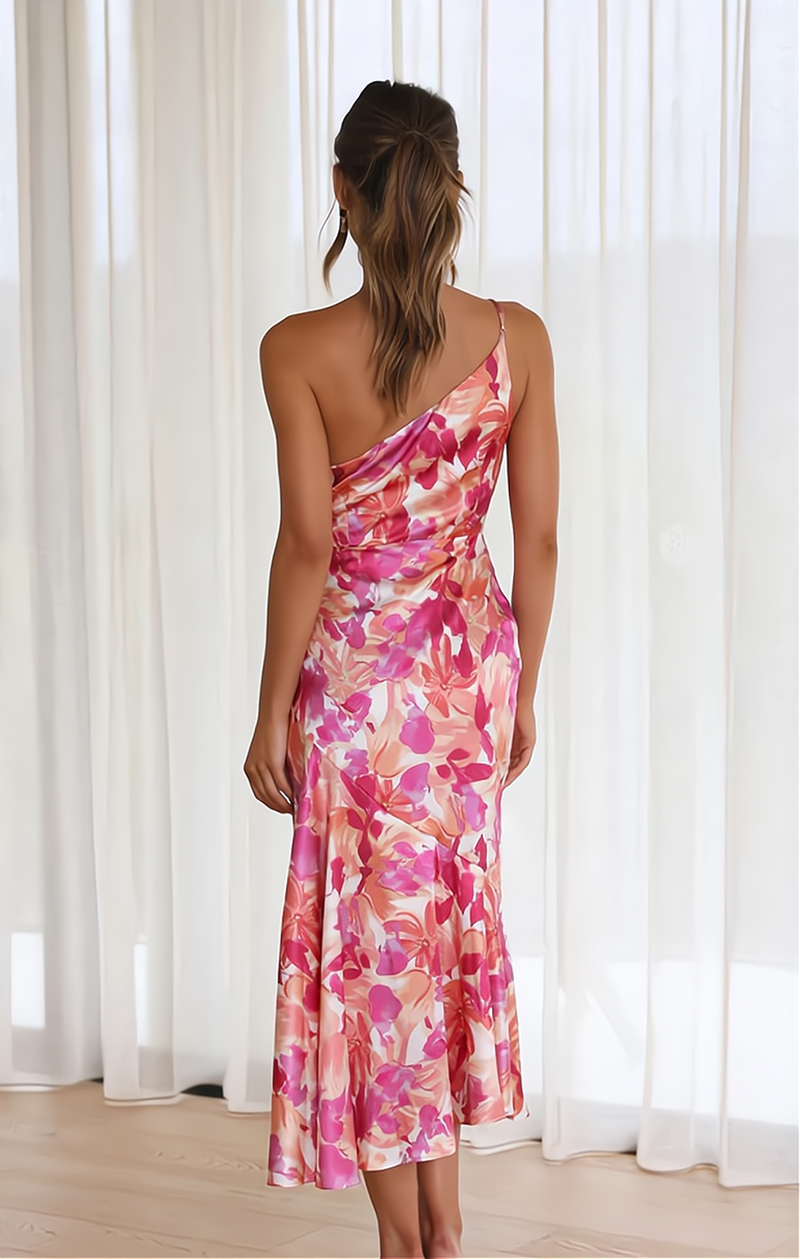 Stylish Summer Dress with Floral Print - Zoë-S-State of Style