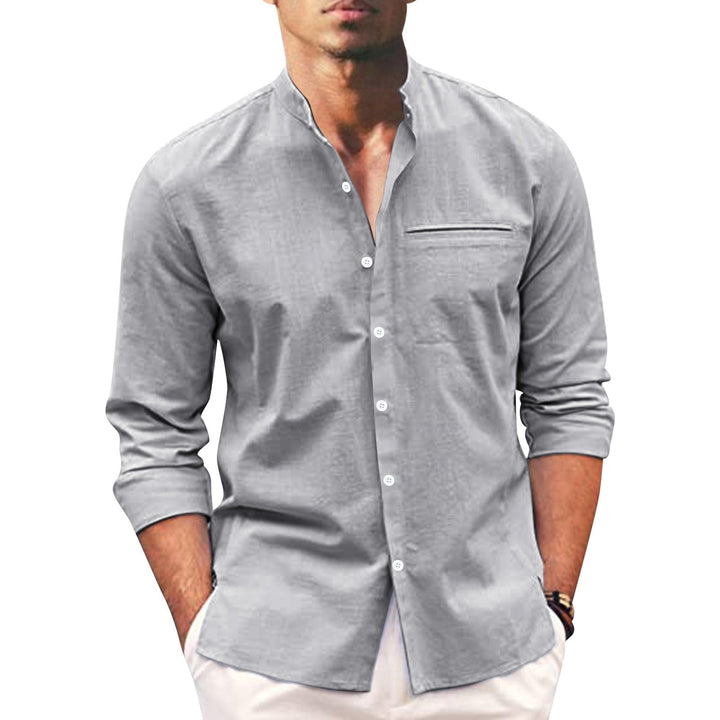 Stylish summer shirt in plus size for men – Hayes-Gray-M-State of Style