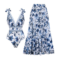 Stylish swimsuit set with skirt – Nele-Swimwear-S-State of Style