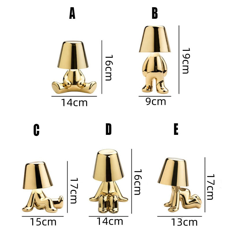 Stylish Table Lamp - LumiSerene-Relaxing Gold-State of Style