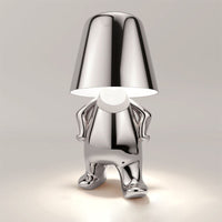 Stylish Table Lamp - LumiSerene-Walking Silver-State of Style