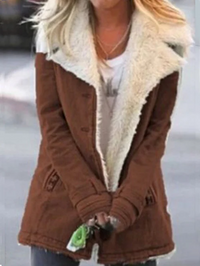 Stylish Thermal Women's Jacket - Aurora-Brown-S-State of Style