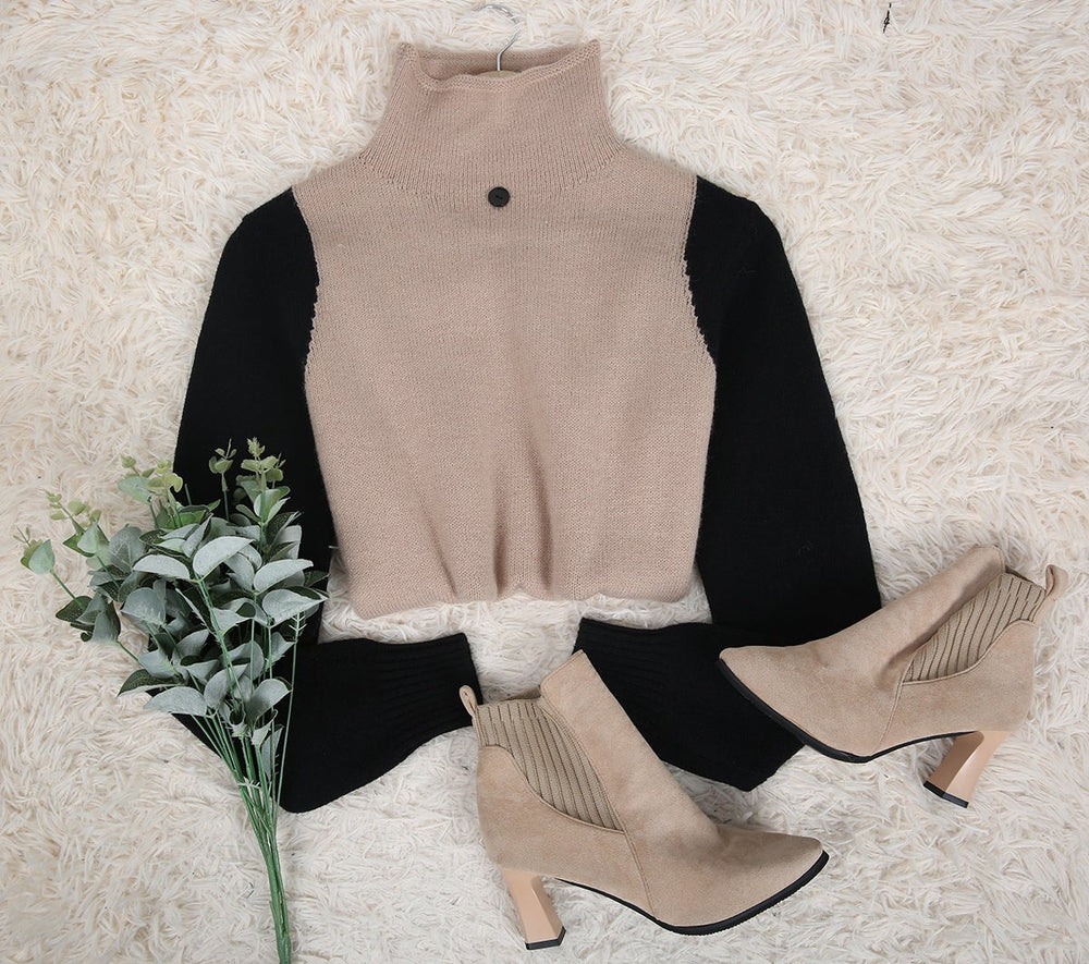 Stylish Turtleneck Sweater - Sophia-S-State of Style