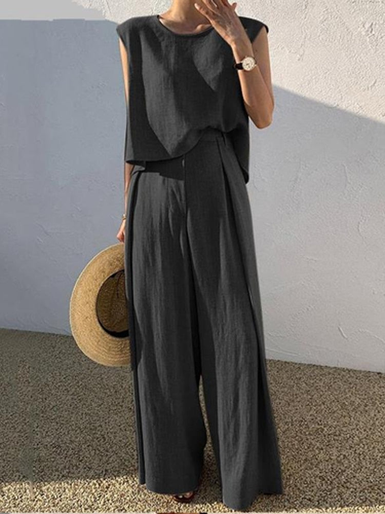 Stylish Two-Piece Suit for Women | Casual Chic Outfit-Burgundy-S-State of Style