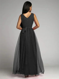 Stylish V-Neck Dress - Mindy-Black-S-State of Style
