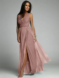 Stylish V-Neck Dress - Mindy-Rose-S-State of Style