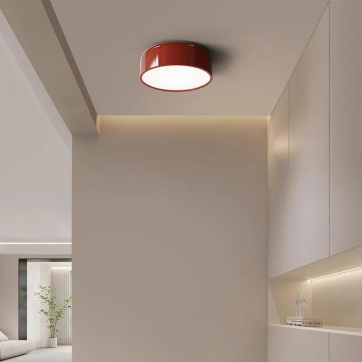 Stylish Vintage LED Ceiling Light - LumiVintage-Red-Cool White-State of Style