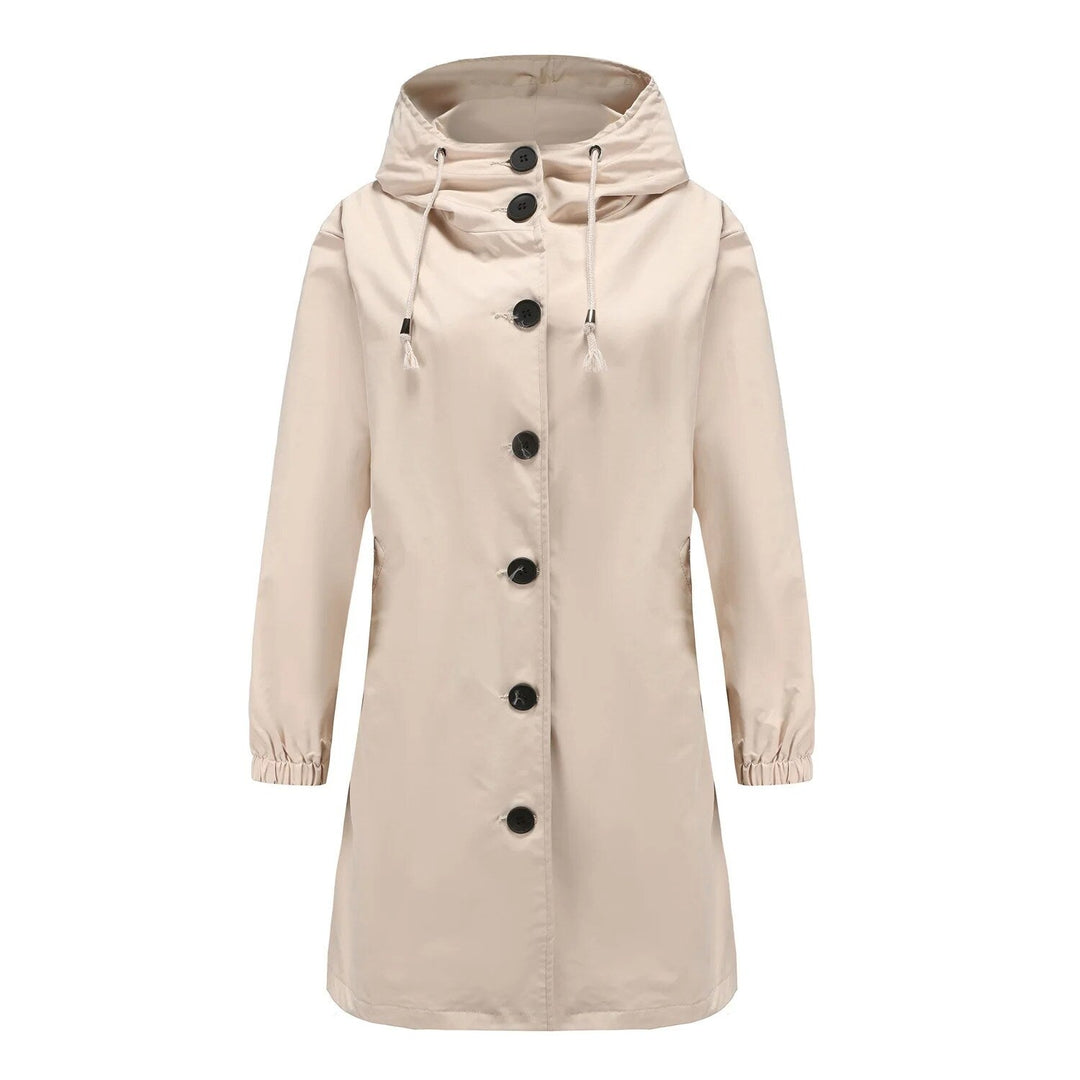 Stylish Windproof Trench Coat - Livia-Light Brown-S-State of Style
