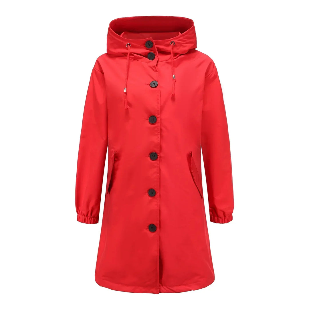 Stylish Windproof Trench Coat - Livia-Red-S-State of Style