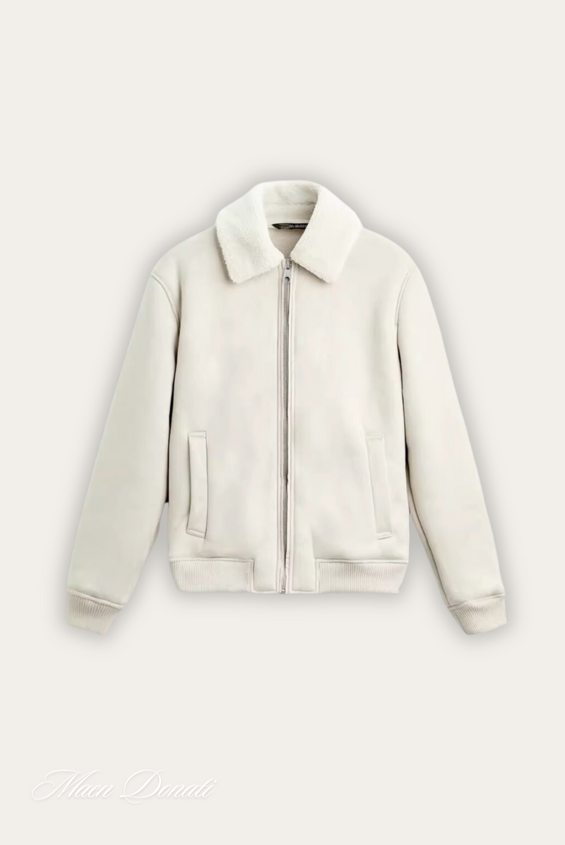 Stylish Winter Bomber Jacket - Nolan-White-S-State of Style