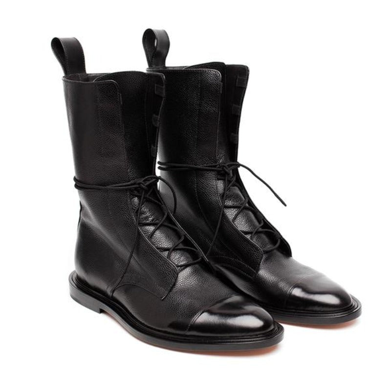 Stylish Women's Ankle Boots - Vivienne-Black-4-State of Style