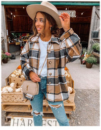 Stylish Women's Autumn Cardigan - Sophie-Brown Accent-S-State of Style