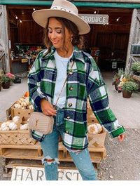 Stylish Women's Autumn Cardigan - Sophie-Green Accent-S-State of Style