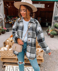 Stylish Women's Autumn Cardigan - Sophie-Grey Accent-S-State of Style