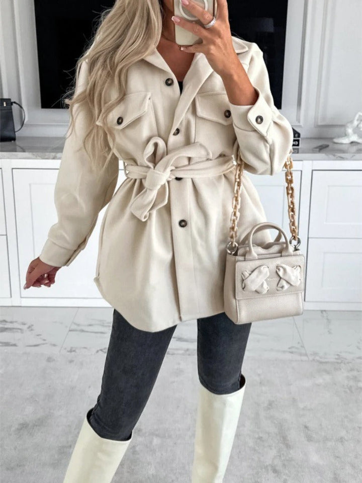 Stylish Women's Blazer - Elina-White-S-State of Style