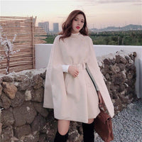 Stylish Women’s Cape Jacket | Alisha’s Jacket-Black-One Size-State of Style