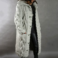 STYLISH WOMEN'S COAT WITH MODERN DESIGN-Gray-S-State of Style