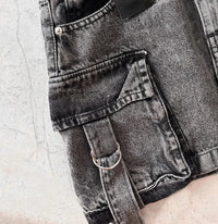 Stylish Women's Denim Skirt - Celeste-Black-S-State of Style