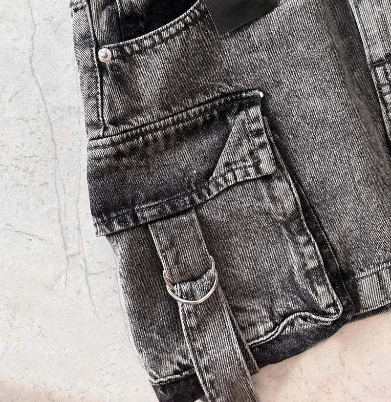Stylish Women's Denim Skirt - Celeste-Black-S-State of Style
