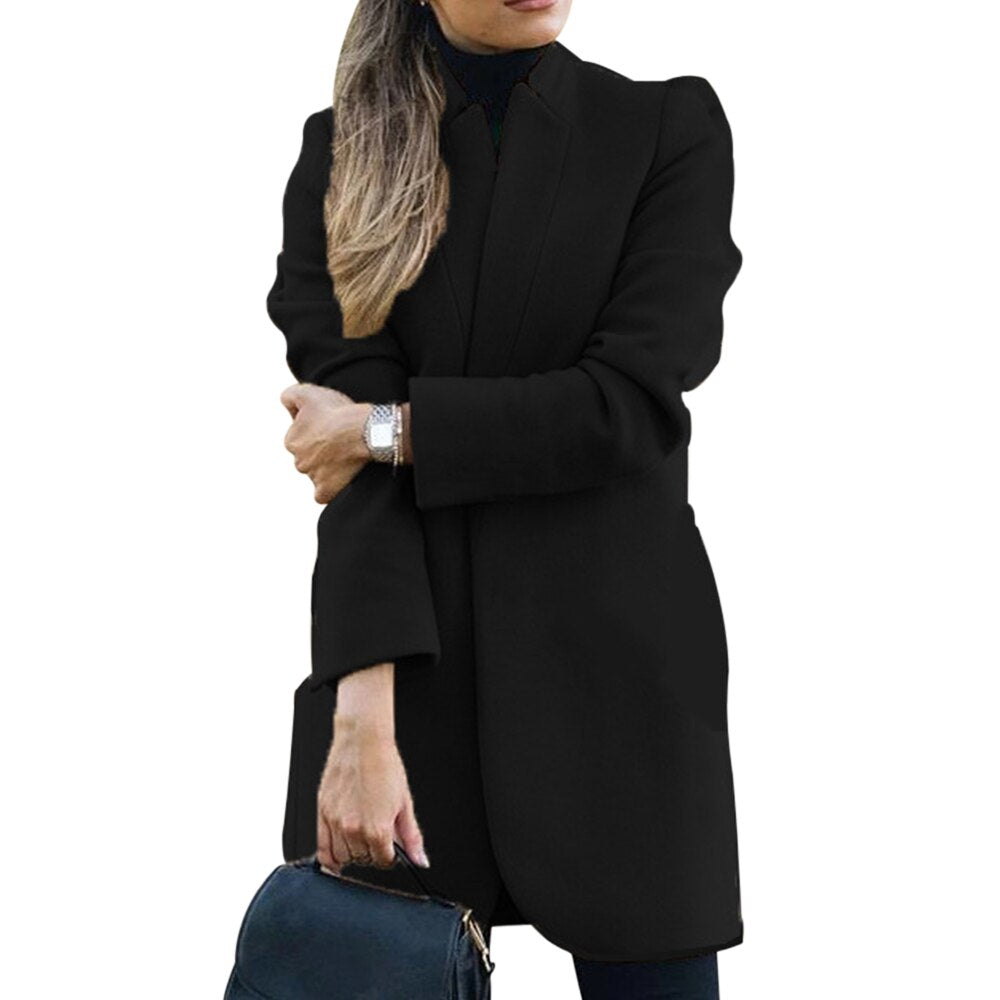 Stylish Women's Jacket | NatashasJacket-Black-S-State of Style