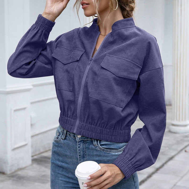 Stylish Women's Jacket | Versatile and Comfortable-Blue-XS-State of Style