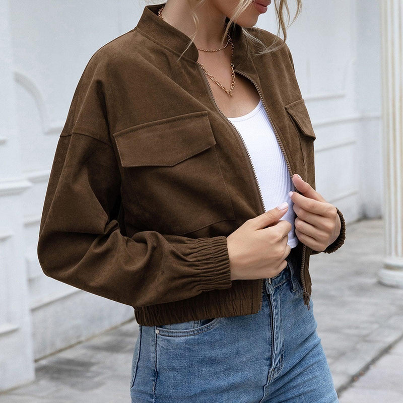 Stylish Women's Jacket | Versatile and Comfortable-Brown-XS-State of Style
