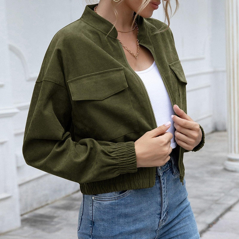 Stylish Women's Jacket | Versatile and Comfortable-Dark Green-XS-State of Style
